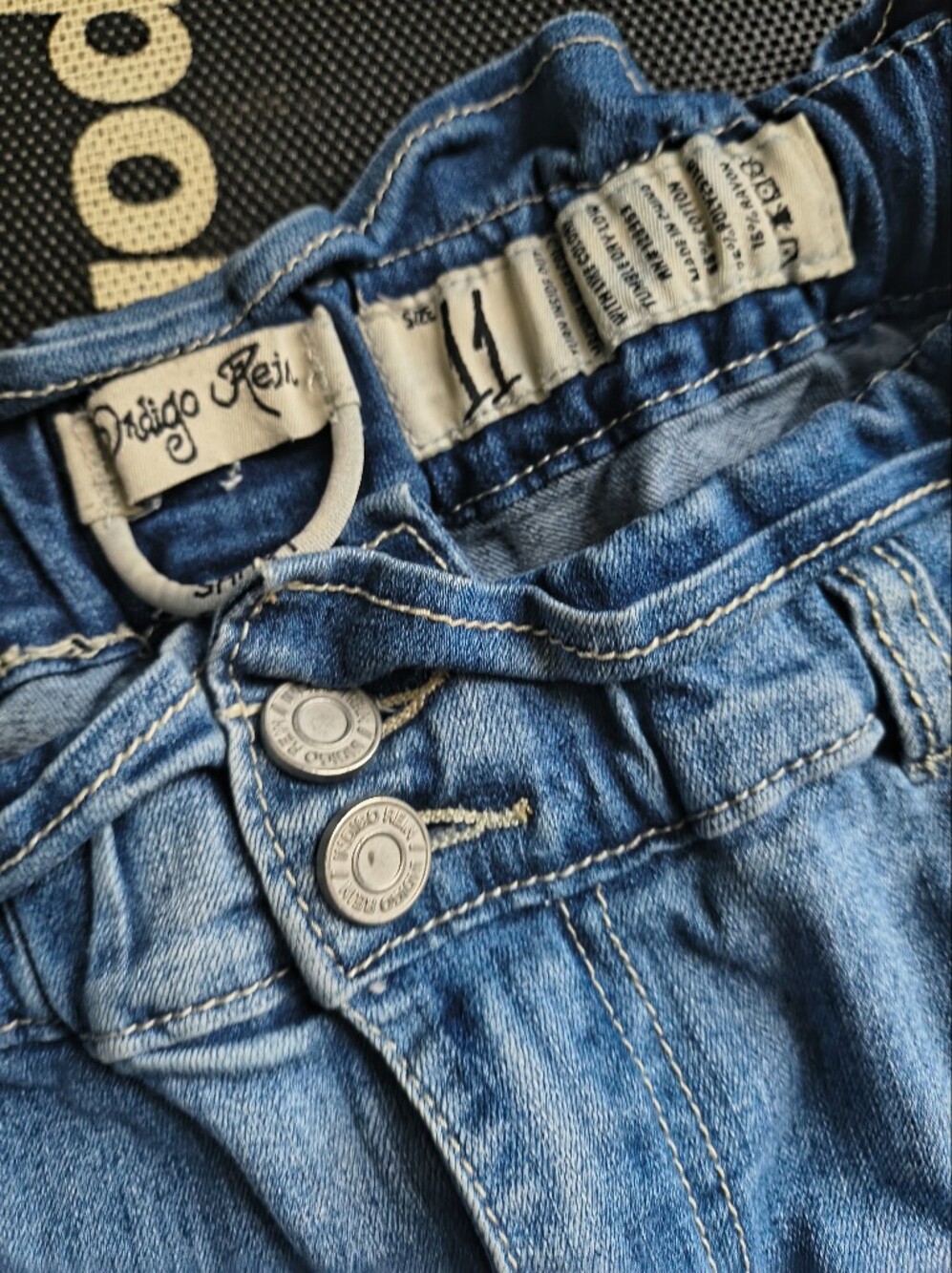 Indigo Rein Women's Medium Blue Denim Jean Shorts